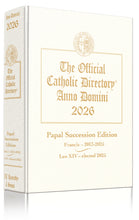 Load image into Gallery viewer, Printed Book (2026) Papal Succession Edition - White
