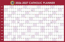 Load image into Gallery viewer, 2026-2027 Mid-Year Catholic Wall Planner
